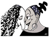 Cartoon: MariaBetania and Omara Portuondo (small) by juniorlopes tagged bethania,omara,portuondo