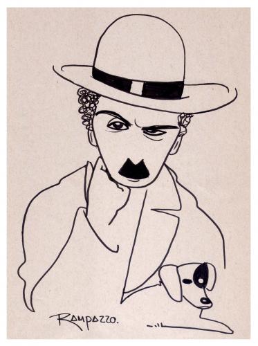 Cartoon: Charles (medium) by Marcelo Rampazzo tagged charles,charlie,chaplin,charles,karikatur,portrait,mann,tramp,lichter,der,großstadt,schauspieler,komiker,darsteller,satiriker,unterhalter,hollywood,klassiker,schwarz,weiß,film,groß,diktator,berühmt,erfolgreich,bekannt,beliebt,kult