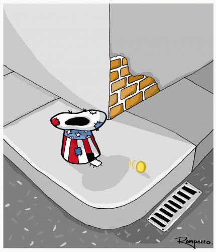 Cartoon: Crisis (medium) by Marcelo Rampazzo tagged crisis