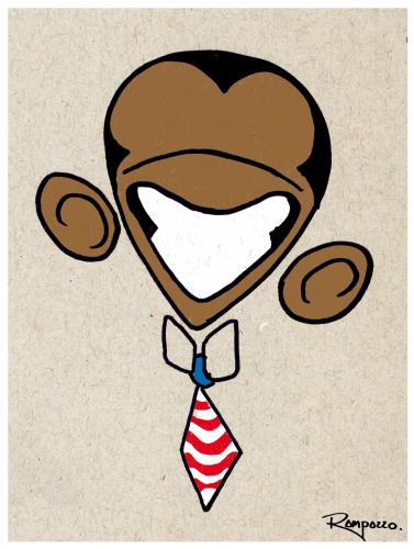Cartoon: Obama (medium) by Marcelo Rampazzo tagged caricature,barack obama,usa,amerika,präsident,nachfolger,karikatur,portrait,illustration,politiker,barack,obama