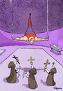 Cartoon: Christ reversed (small) by Marcelo Rampazzo tagged christ,reversed,ginastic,olimpic