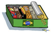 Cartoon: Made in Brazil (small) by Marcelo Rampazzo tagged animals traffic