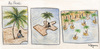 Cartoon: The island (small) by Marcelo Rampazzo tagged island,live,peaces
