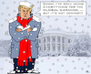 Cartoon: Global Warming (small) by RachelGold tagged usa,trump,climate,change,global,warming,theory,extreme,temperature,winter,cold,snow,white,house