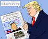 Cartoon: Olympic Peace (small) by RachelGold tagged korea northern southern usa olympic games trump washington post peace war atomic plans