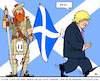 Cartoon: Scottish Independence (small) by RachelGold tagged uk,scotland,independence,referendum,boris,johnson,no