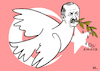 Cartoon: Türkische Friedenstaube? (small) by RachelGold tagged türkei,russland,ukraine,erdogan,krieg,frieden,friedenstaube,picasso