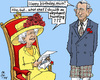 Cartoon: Nice Try (small) by MarkusSzy tagged monarchy,abdication,throne,queen,elizabeth,charles,juan,carlos,felipe,elephant,hunting