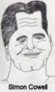 Cartoon: Caricature - Simon Cowell (small) by chriswannell tagged cartoon,caricature,simon,cowell