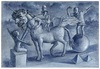 Cartoon: Centaur mit Gefolge (small) by Thomas Bühler tagged centauer,mann,pferd,mytologie