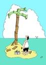 Cartoon: D.I.Y. (small) by aarbee tagged desert island