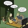 Cartoon: Weihnachtsgeschenk (small) by Thorsten Klomfass tagged weihnachten,geschenke,geschenk,handy,familie