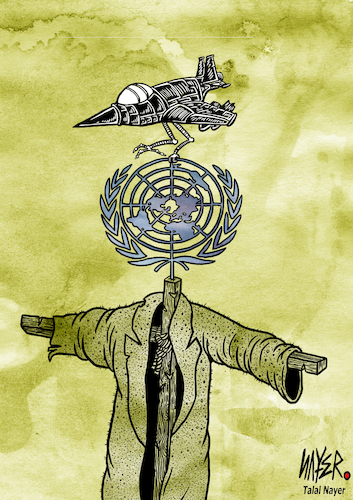 Cartoon: United Nations (medium) by Nayer tagged united,nations,un