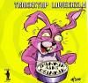 Cartoon: truckstop lovechild 7inch cover (small) by Christian Nörtemann tagged bunny