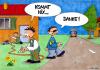 Cartoon: Kommt nix (small) by ralfschnellegmxde tagged missverständnisse,kommunikation,blinde