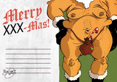 Cartoon: Merry XXX-mas (medium) by Dirk ESchulz tagged dirk