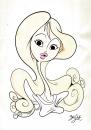 Cartoon: White Beauty (small) by Dirk ESchulz tagged juhu