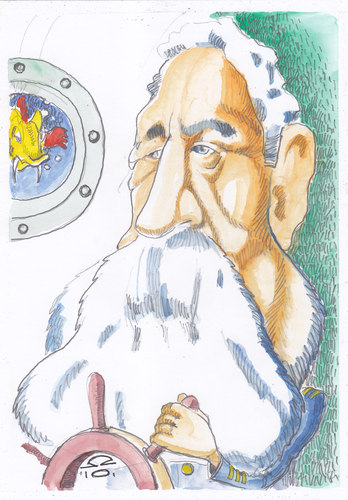 Cartoon: Jules Verne (medium) by zed tagged jules,verne,nantes,france,writer,portrait,caricature