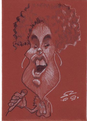 Cartoon: Susan Boyle (medium) by zed tagged susan,boyle,scotland,singer,portrait,caricature,music,talent