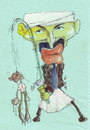 Cartoon: just a bad dream (small) by zed tagged just bad dream osama obama usa terrorism world war politician caricature