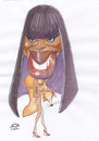 Cartoon: Naomi Campbell (small) by zed tagged naomi,campbell,london,super,model,uk,famous,people,portrait,caricature