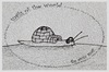 Cartoon: the arctic snail - no.3 (small) by schmidibus tagged schnecke welt arctic nordpol iglu eis kalt