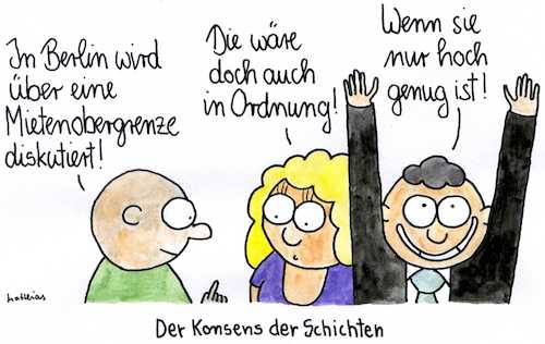 Cartoon: Mietenobergrenze (medium) by Matthias Schlechta tagged miete,mietobergrenze,obergrenze,mietenobergrenze,wohnraum,berlin,kappungsgrenze,mietspiegel,vergleichsmiete,mieterhöhung,wohnung,wohnungssuche,schere,gefälle,sozial,miete,mietobergrenze,obergrenze,mietenobergrenze,wohnraum,berlin,kappungsgrenze,mietspiegel,vergleichsmiete,mieterhöhung,wohnung,wohnungssuche,schere,gefälle,sozial