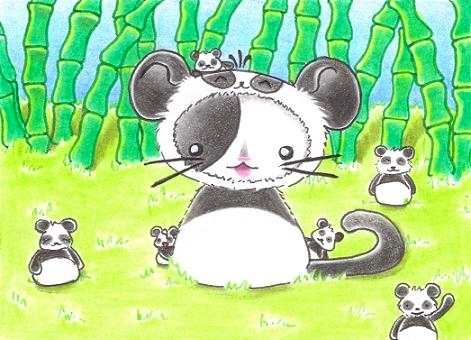 Cartoon: Kitty or Panda III (medium) by Metalbride tagged traiding,card,crads,karten,karte