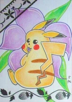 Cartoon: Pikachu (medium) by Metalbride tagged traiding,card