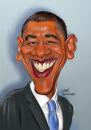 Cartoon: Barack Obama (small) by Bernd Weidenauer tagged obama