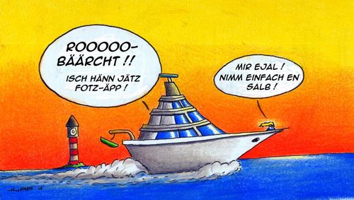 Cartoon: Geissens (medium) by Jupp tagged rtl,robärt,robert,die,geissens,geissen