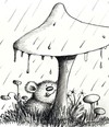 Cartoon: Bär Im Regen (small) by Jupp tagged bär regen pilz jupp bomm