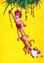 Cartoon: Maulwurf Tarzan (small) by Jupp tagged maulwurf,mole,tarzan,jupp,bomm,boom,cinema,film,kino,affe,liane,monkey,aua,balls,penis,seilbahn,büro,gehänge,gemächt,genital,illustration,cartoon,bilder,bild,sport,schwanz,seilschaft,urwald,klettergarten,wald,anhängsel,fun,lahnstein