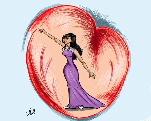 Cartoon: love (medium) by yara tagged love