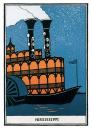 Cartoon: Mississippi (small) by Jiri Sliva tagged blues music mississippi steamboat