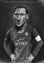 Cartoon: Francesco Totti (small) by slwalkes tagged totti roma digital painting walkes football
