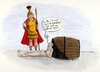 Cartoon: Alexander der Große vs Diogenes (small) by TRIPKE tagged alexander,der,große,diogenes,philosophie
