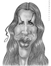 Cartoon: Alanis Morissette (small) by shar2001 tagged caricature,alanis,morissette,canada,singer