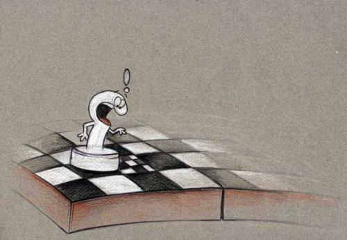 Cartoon: Chess (medium) by nikooray tagged chess