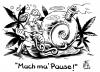 Cartoon: ja....schnecke.ne (small) by herr Gesangsverein tagged hasch