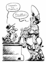 Cartoon: punkte (small) by herr Gesangsverein tagged tja