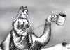 Cartoon: Gordon of Arabia (small) by Nizar tagged gordon brown lawrence arabia arab camel gulf wealth fund uk prime minister economy
