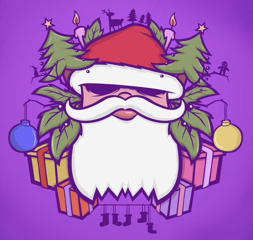 Cartoon: Santa Claus (medium) by Playa from the Hymalaya tagged santa,claus,weihnachtsmann,christmas,weihnachten,xmas,gift,gifts,geschenk,geschenke,tree,weihnachtsbaum