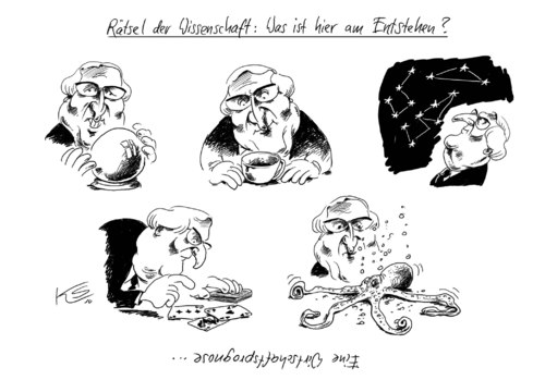 Cartoon: Rätsel (medium) by Stuttmann tagged wirschaftsprognose,brüderle,fdp,krake,brüderle,fdp,krake,wirtschaftsprognose