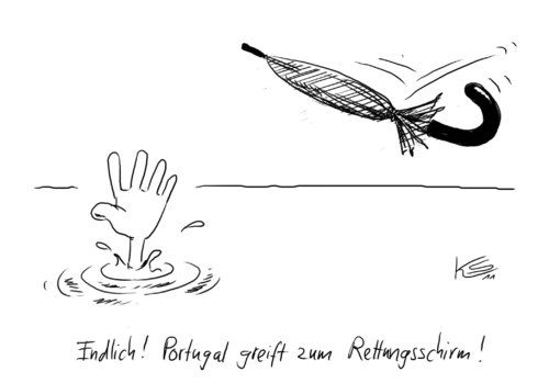 Cartoon: Rettung (medium) by Stuttmann tagged portugal,rettung,finanzen,eu,portugal,rettung,finanzen,eu