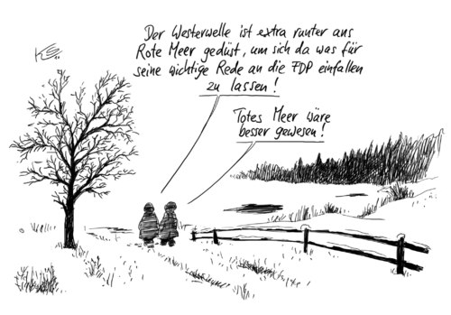 Cartoon: Rotes Meer (medium) by Stuttmann tagged westerwelle,fdp,guido westerwelle,fdp,rotes meer,guido,westerwelle,rotes,meer