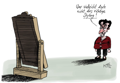Cartoon: Sarkozy (medium) by Stuttmann tagged sarkozy,frankreich,wahlen