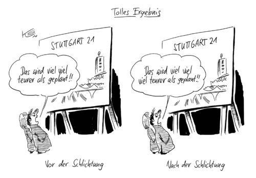 Cartoon: Stuttgart 21 (medium) by Stuttmann tagged geißler,schlichtung,21,stuttgart,stuttgart 21,schlichtung,geißler,verkehr,stuttgart,21