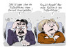 Cartoon: Burnout (small) by Stuttmann tagged burnout,merkel,rösler,koalition,regierung,cdu,fdp,rangnick,fußball