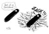 Cartoon: Denk ich an Deutschland... (small) by Stuttmann tagged schweiz,deutschland,daten,cd,steuerflucht,banken